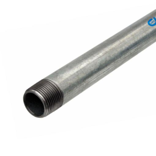 1 in. x 18 in. Galvanized Steel Schedule 40 Cut Pipe