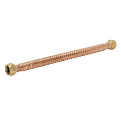 3/4. FIP x 3/4. FIP x 18. Copper Water Heater Connector